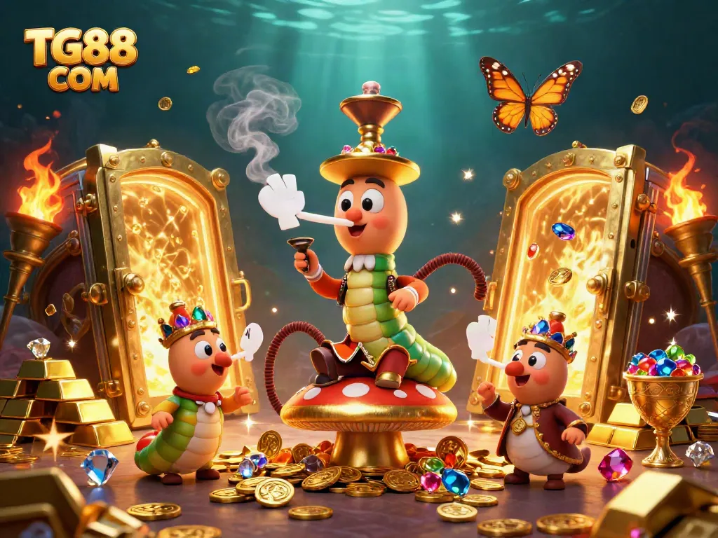 Experience thrilling gameplay at TG88 COM with vibrant 3D casino elements and characters.